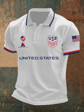 USA Soccer 2026 FIFA World Cup Polo Shirt Game Day FIFA Merch Gifts For USA Supporters - Loomnari