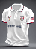 USA Soccer 2026 FIFA World Cup Polo Shirt Soccer Fan Merch Game Day Gifts For Supporters - Loomnari