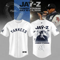 Jay-Z New York Yankees Yankee Stadium 2026 Concert Signature Baseball Jersey Yankees Merch - Loomnari
