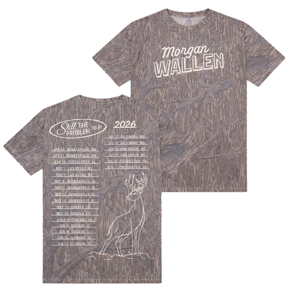 Morgan Wallen Still The Problem Tour 2026 Camo T-Shirt Morgan Wallen Merch Gift Ideas - Loomnari