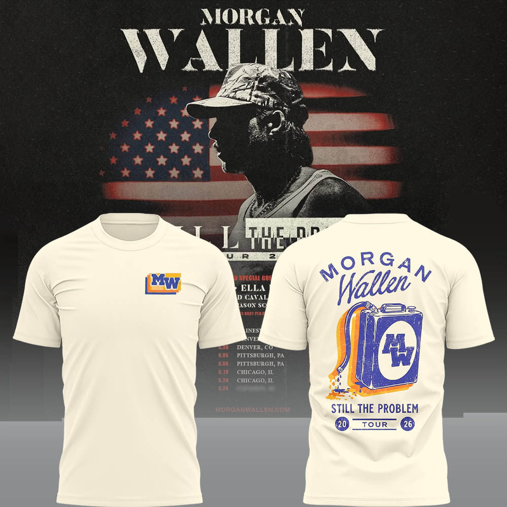 Morgan Wallen Still The Problem Tour 2026 Shirt MW Merch Music Related Gifts For Guys - Loomnari