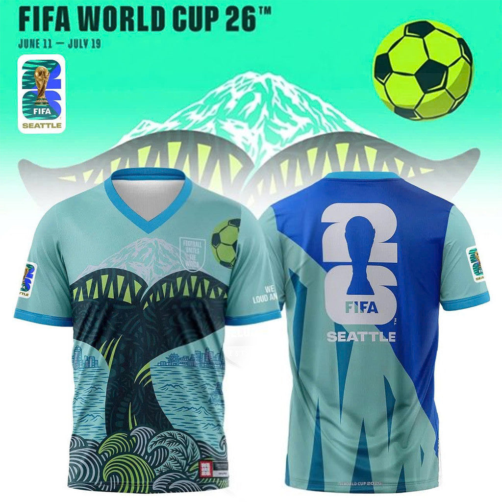 FIFA World Cup 2026 Seattle Jersey FIFA Game Day Apparel Best Gifts For World Cup Fans - Loomnari