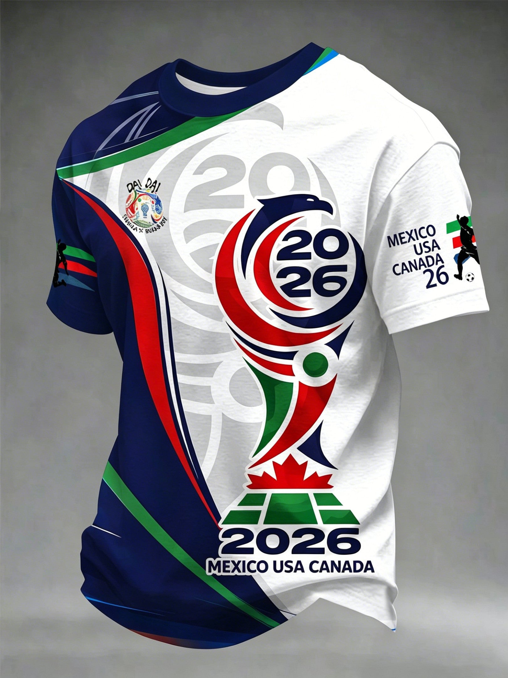 FIFA World Cup 2026 Host Nations T-Shirt Mexico USA Canada Clothes Game Day Gifts - Loomnari