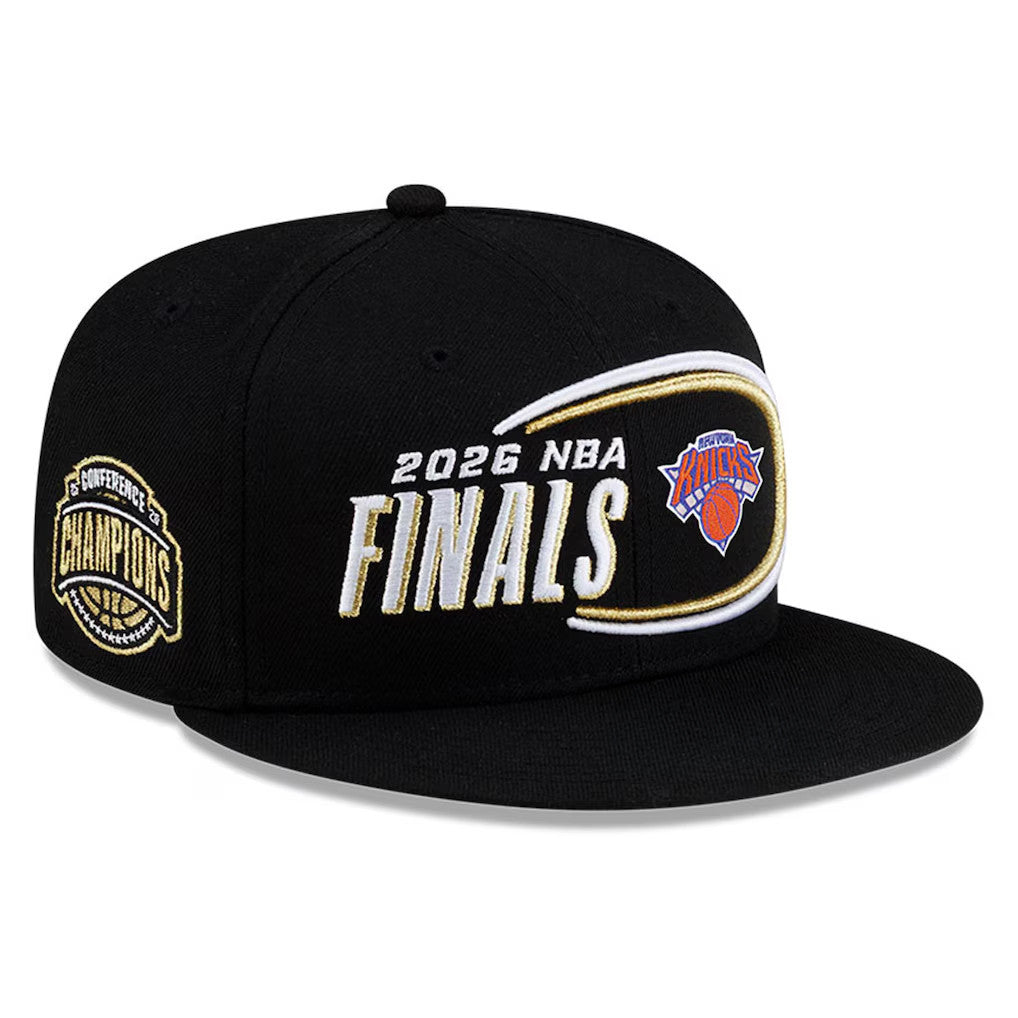 New York Knicks Final Merch Knicks 2026 Eastern Conference Champions Locker Room Snapback Hat Embroidered - Loomnari