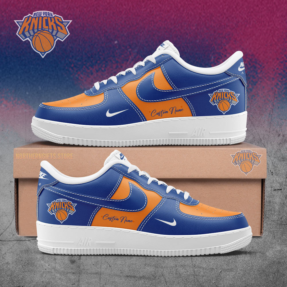 Custom Name New York Knicks Shoes New York Knicks Finals Merch Gift Ideas For Men - Loomnari