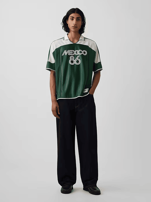GAP Mexico Jersey Gap World Cup Merch Game Day Clothing Gifts For Mexico Football Fans - Loomnari