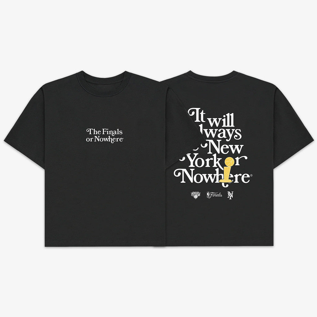 New York Or Nowhere Merch Knicks 2026 The Finals Or Nowhere T-Shirt Fathers Day Presents - Loomnari