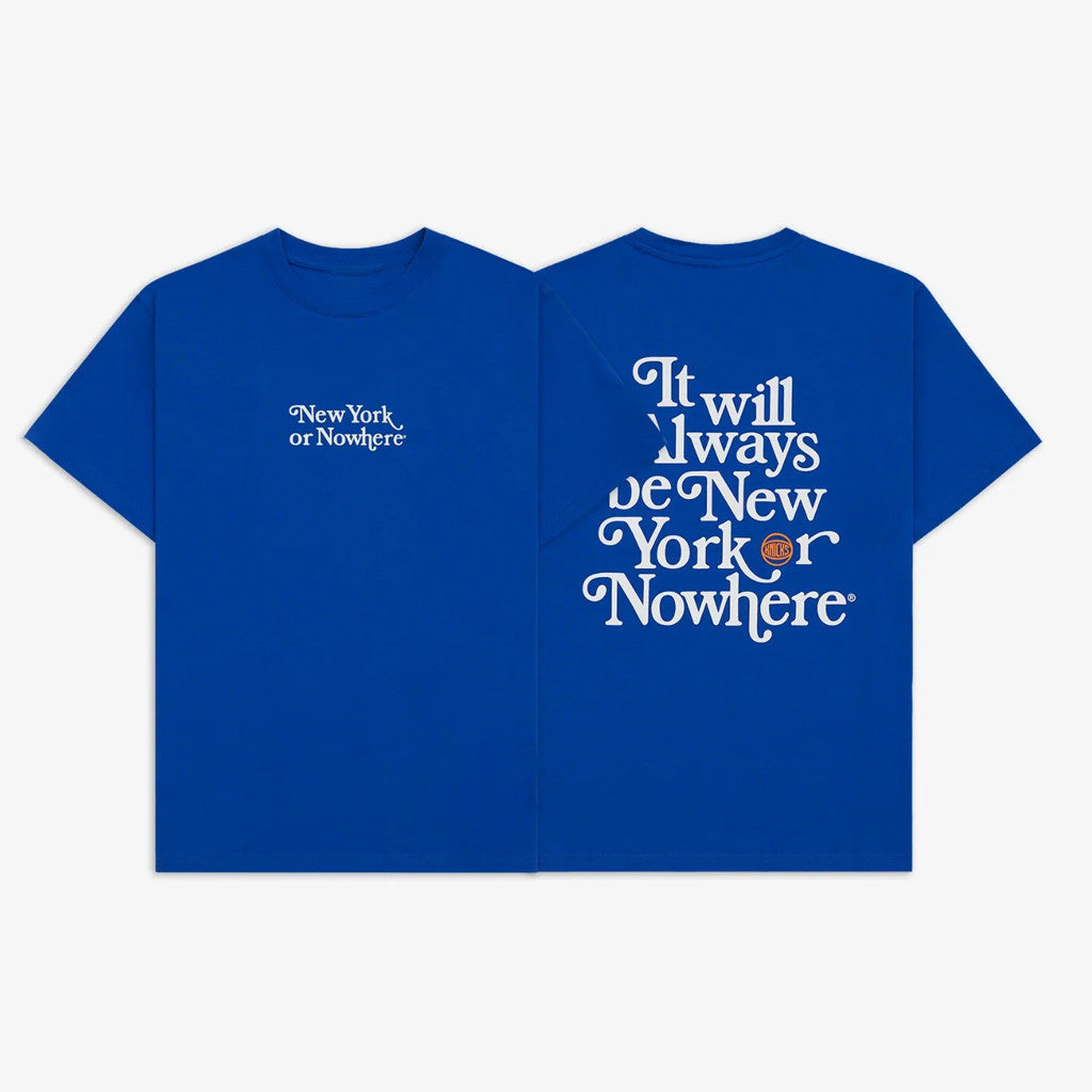 New York Or Nowhere Merch 2026 Knicks Motto T-Shirt NY Basketball Shirt Present For Stepdad - Loomnari