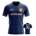 Custom Scotland FIFA World Cup 2026 Merch Scotland Soccer V-Neck Jersey WC 2026 Fan Gear - Loomnari