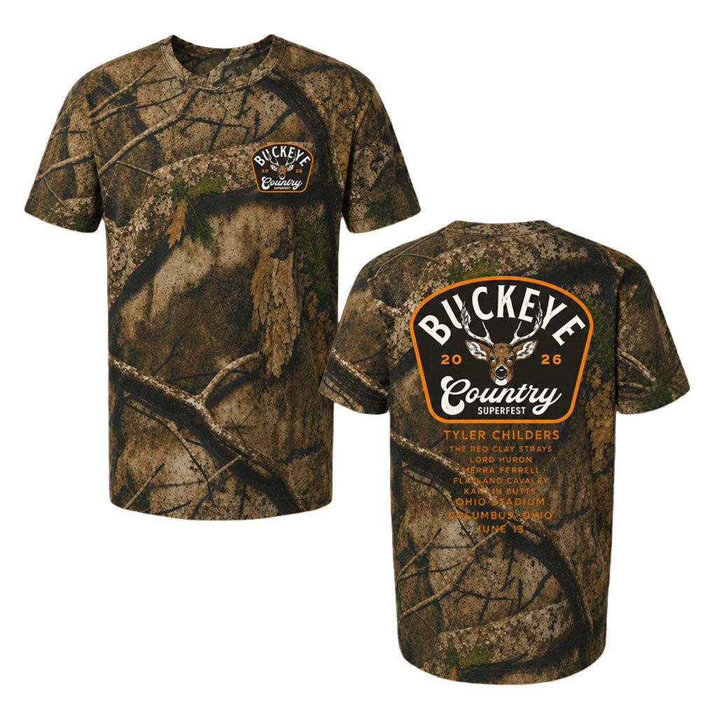 Buckeye Country Superfest 2026 Camo T-Shirt Buckeye Country Superfest Merch Fans Gifts - Loomnari