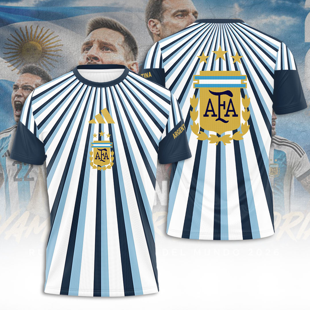 Argentina National Football Pre Match 2026 Shirt Argentina FIFA World Cup 2026 Merch Gifts - Loomnari