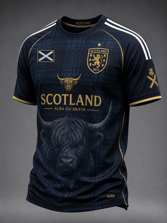 Scotland FIFA World Cup 2026 Merch Scotland Alba Gu Brath T-Shirt Gift For UK Football Lovers - Loomnari