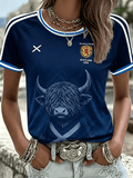 Scotland FIFA World Cup 2026 T-Shirt We Have A Dream Shirt Highland Cow Game Day Apparel Gifts - Loomnari