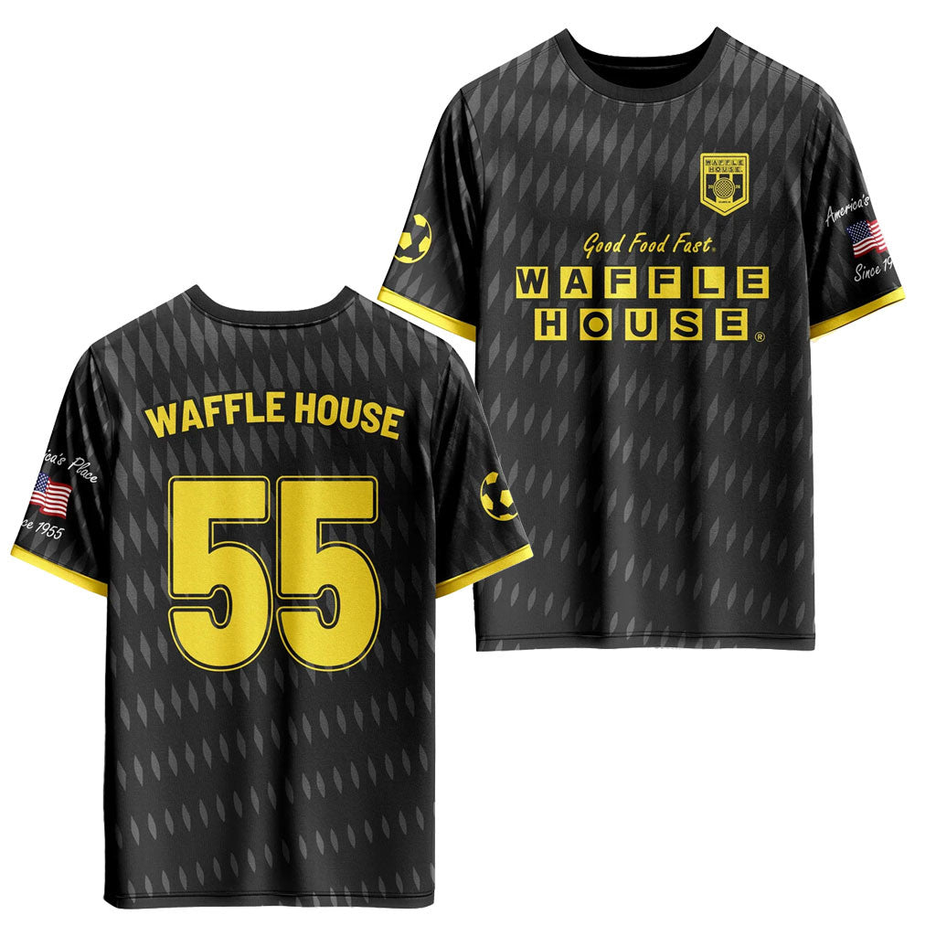 Waffle House Merch 2026 Waffle House Soccer T-Shirt Father's Day Presents For Dad Ideas' - Loomnari