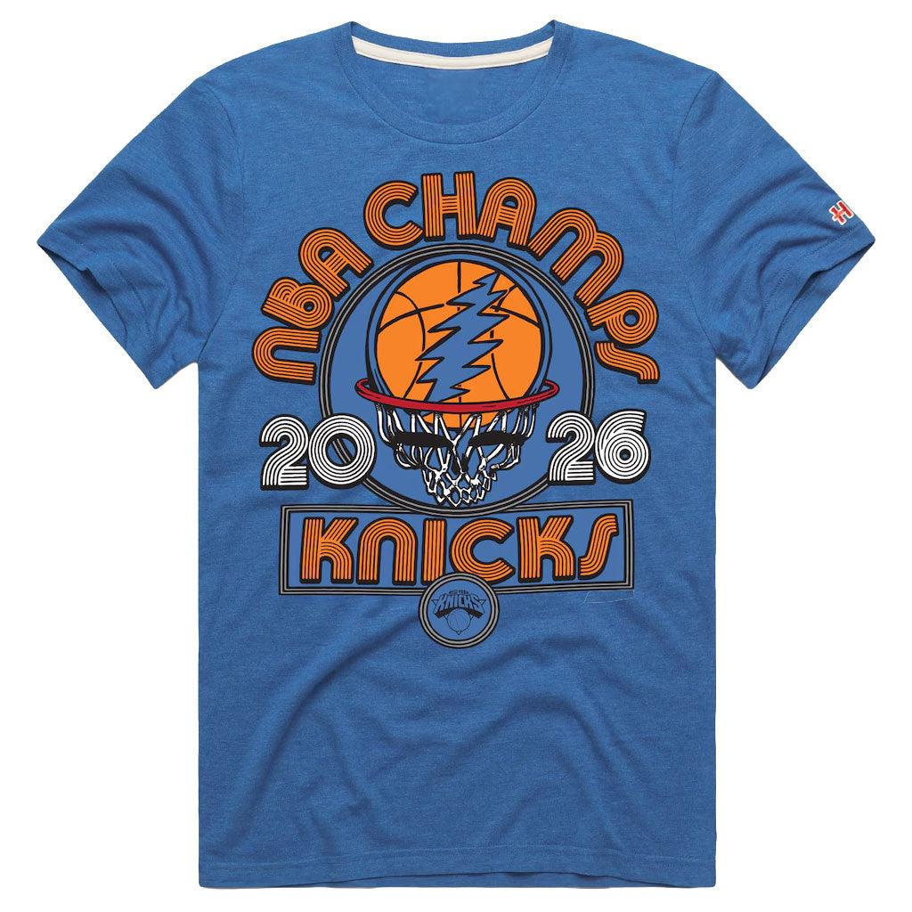 2026 New York Knicks Champions Merch NY Knicks x The Grateful Dead Finals Champions Shirt - Loomnari