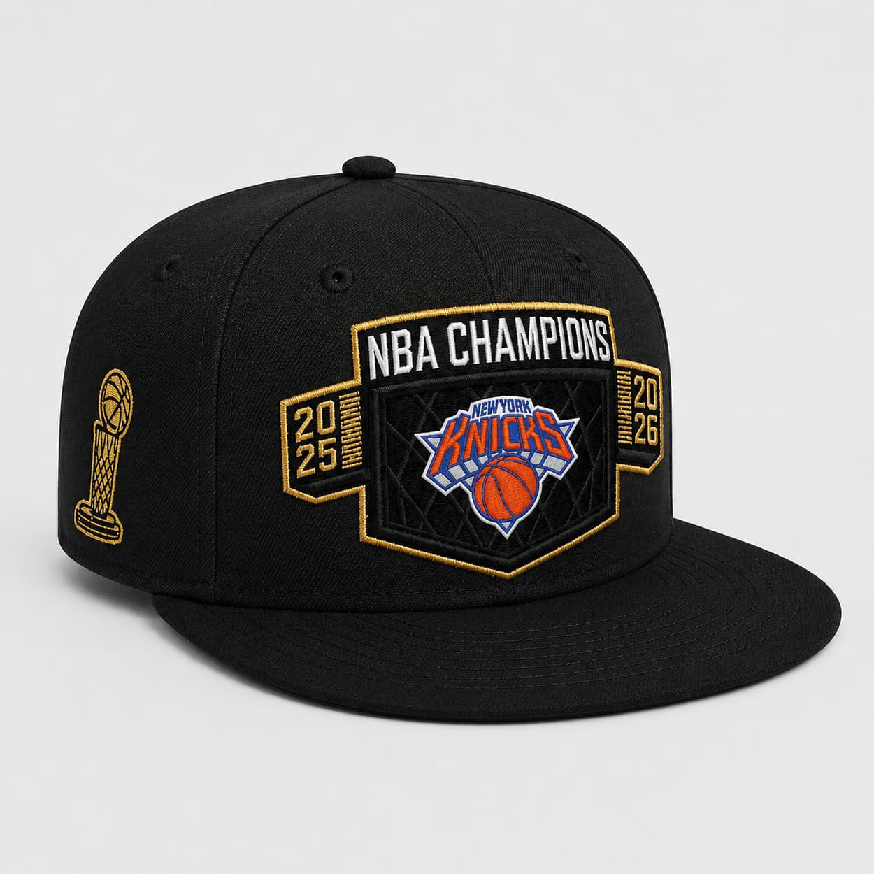 2026 Knicks Champions Locker Room Snapback Hat - Loomnari
