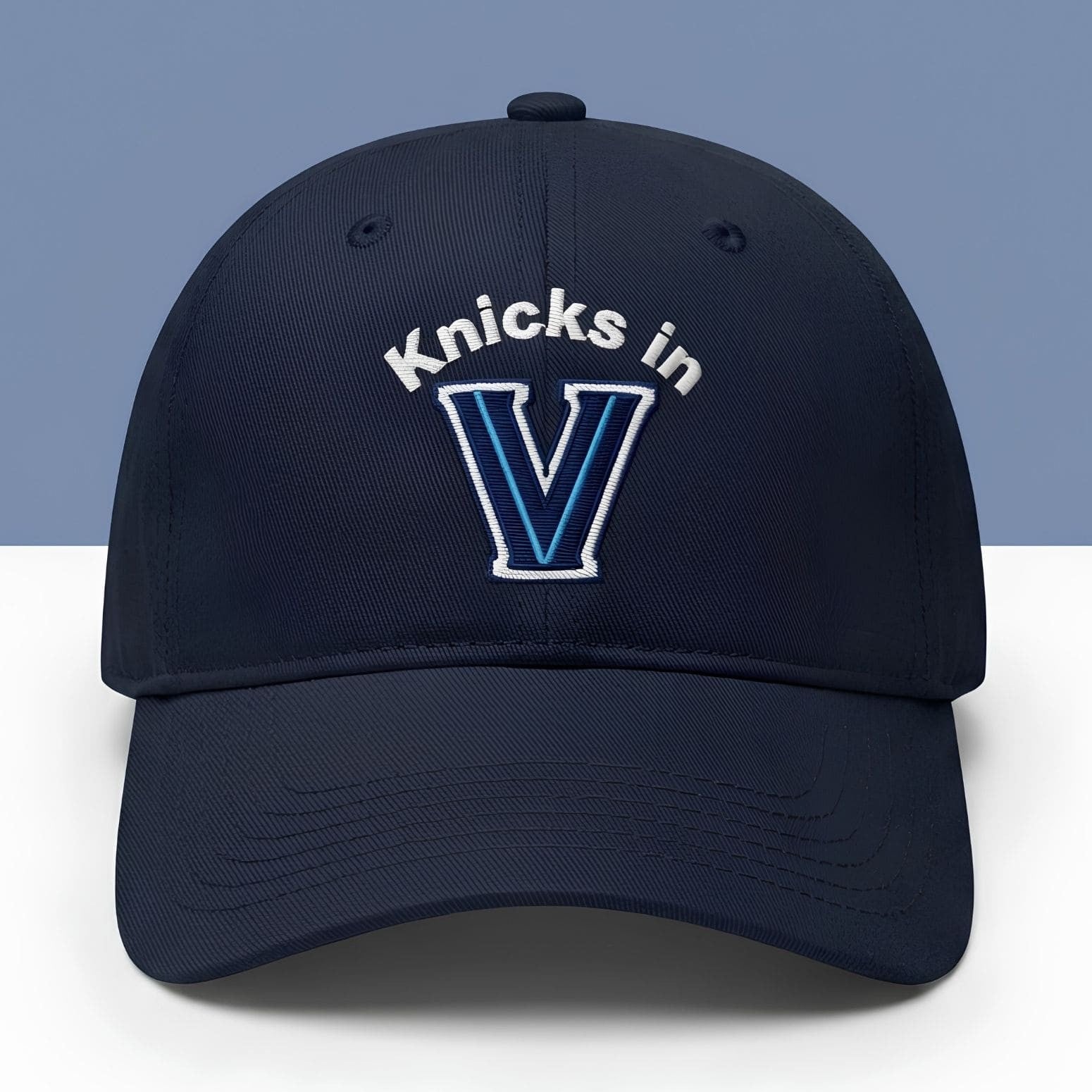Knicks in V Villanova University Hat - Loomnari