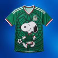 Mexico National Team Snoopy Football Soccer Jersey Mexico FIFA World Cup 2026 Merch Fan Gifts - Loomnari