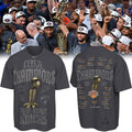 New York Knicks Champions Merch 2026 Knicks Championship Roster Trophy T-Shirt Signed - Loomnari
