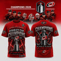 Carolina Hurricanes Stanley Cup Champions 2026 T-Shirt The Storm Returns Shirt Hurricanes Merch - Loomnari