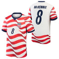 USMNT World Cup 2026 Merch #8 Weston McKennie USMNT 2026 Stadium Home Jersey Present For Fans - Loomnari