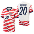 USMNT World Cup 2026 Merch #20 Folarin Balogun USMNT 2026 Stadium Home Jersey Gifts For Fans - Loomnari