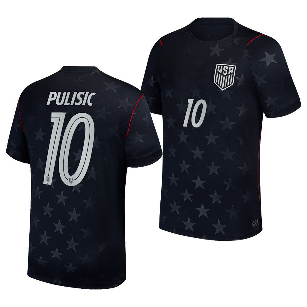 USMNT World Cup 2026 Merch #10 Christian Pulisic USMNT 2026 Stadium Away Jersey FIFA Merch - Loomnari
