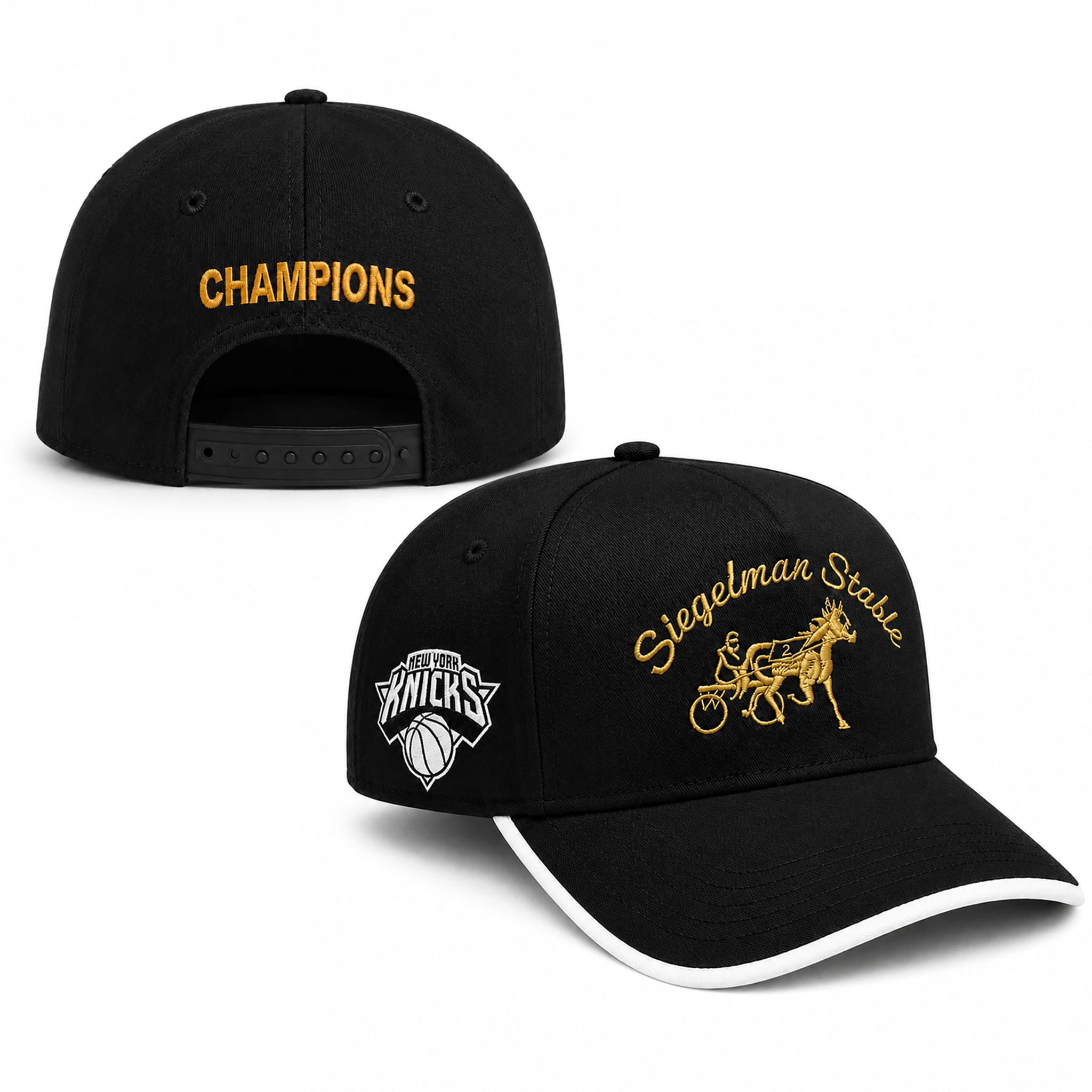 Jalen Brunson Knicks X Siegelman Stable 2026 Champions Parade Hat NY Knicks Champions Merch - Loomnari