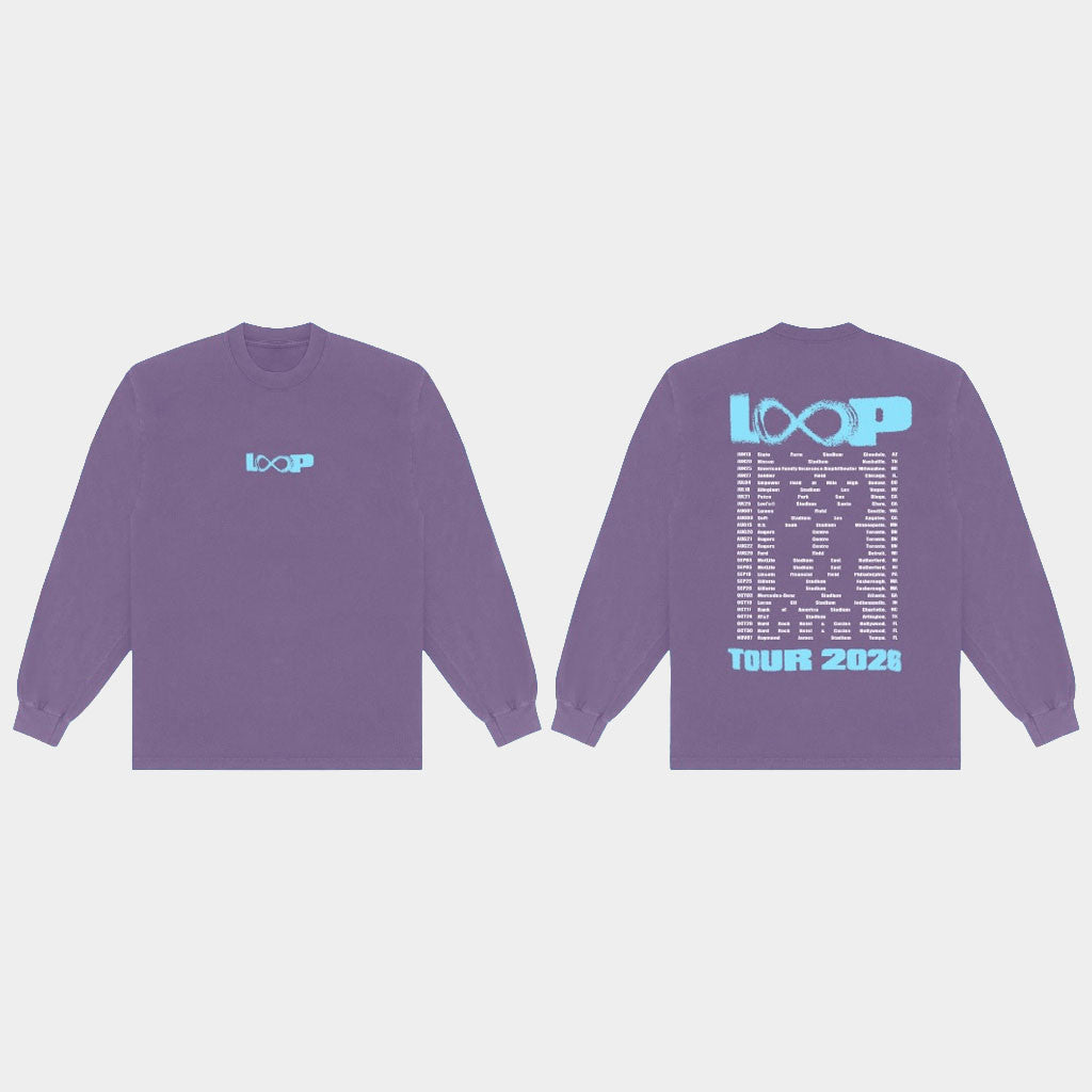 Ed Sheeran Loop Tour Merch 2026 North America Loop Tour Long Sleeve T-Shirt Gift Ideas For Fan - Loomnari