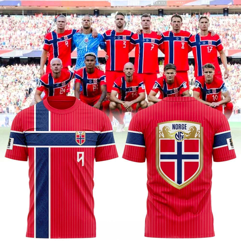 Norway FIFA World Cup 2026 T-Shirt Norway National Team Merch Gift For Football Lovers - Loomnari