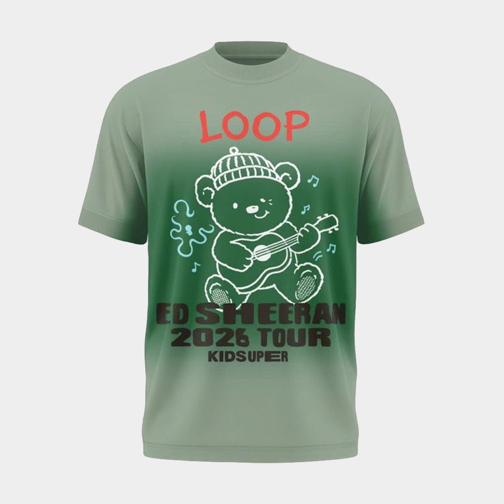 Ed Sheeran Loop Tour Merch 2026 Ed Sheeran Loop Tour Teddy Shirt Birthday Gifts For Brother - Loomnari