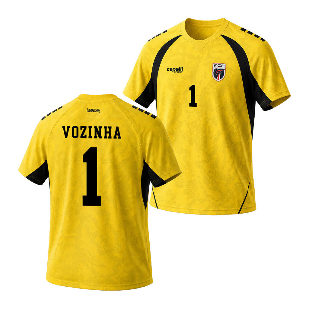 Cabo Verde World Cup 2026 Merch #1 Vozinha Cabo Verde 2026 Goalkeeper Jersey Gifts For Fans - Loomnari