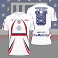 USMNT Merch USA National Football T-Shirt Match Day Shirts USA FIFA World Cup Merchandise Mens - Loomnari