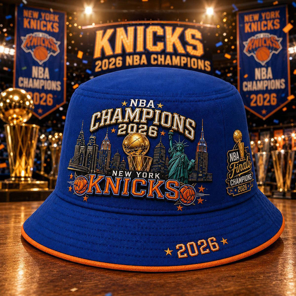 New York Knicks Champions 2026 Bucket Hat NY Knicks Finals Champions Merch Cool Fan Gifts - Loomnari