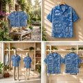 Pink Floyd Toile Dark Side Of The Moon Hawaiian Shirt 2026 Pink Floyd Merch Gift For Band Fans - Loomnari