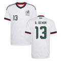 Mexico World Cup Merch #13 G Ochoa Match Away Jersey 2026 Mexico National Team Merch White - Loomnari