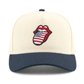 FIFA World Cup 2026 Merch WC X Rolling Stones USA Lick Two Tone Hat Embroidered Gift For Fans - Loomnari