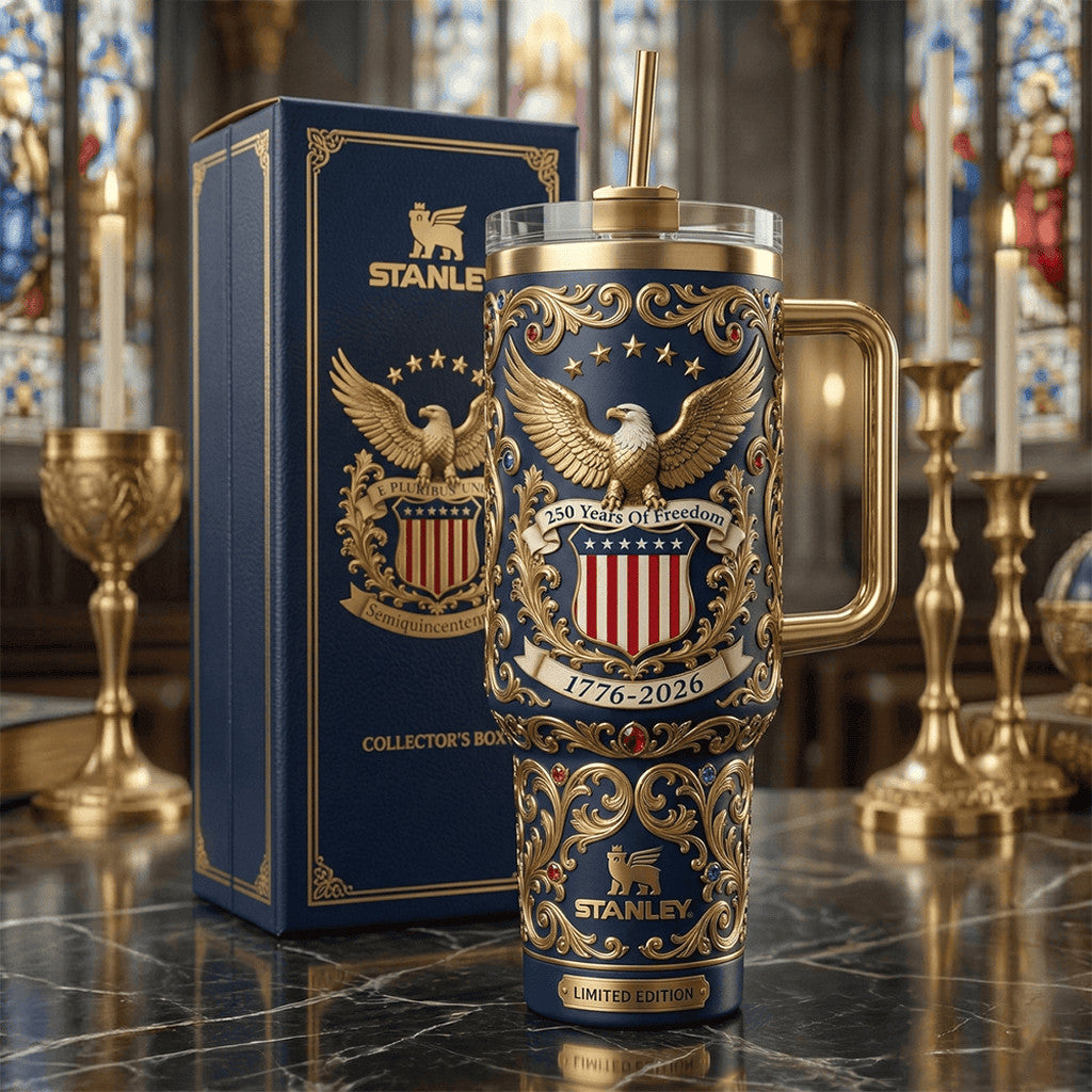 USA 250 Years Of Freedom Tumbler Patriotic Merchandise 4th Of July Gifts For Dad - Loomnari