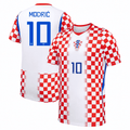 Croatia World Cup 2026 Merch #10 Luka Modric Croatia National Team Home Stadium Jersey White - Loomnari