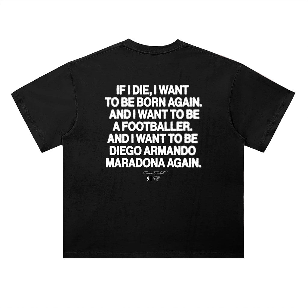 Comma Football Merch 2026 Maradona Born Again T-Shirt Best Gift For Father In Law - Loomnari