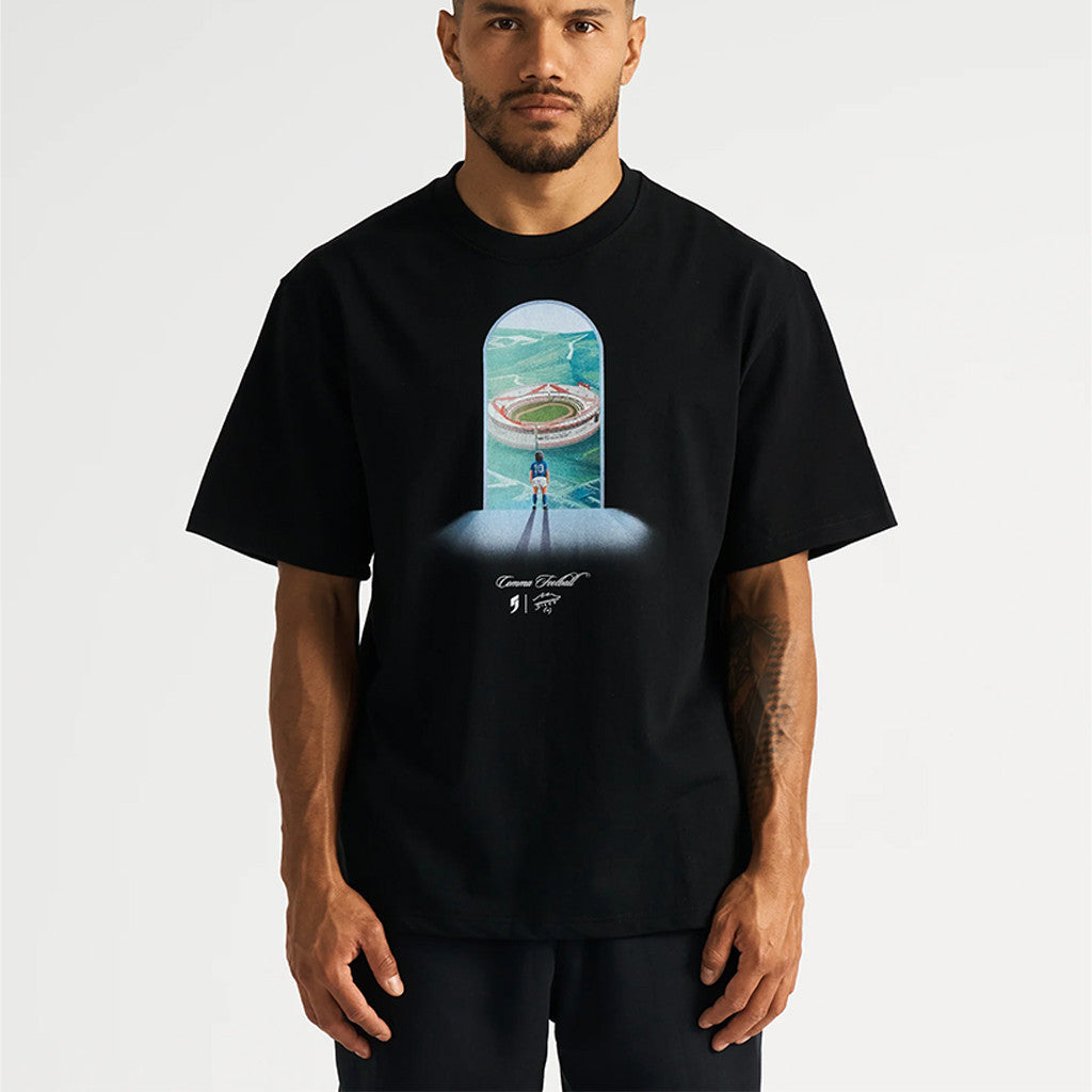 Comma Football Merch 2026 Maradona Stadium T-Shirt Best Birthday Gift For Husband - Loomnari