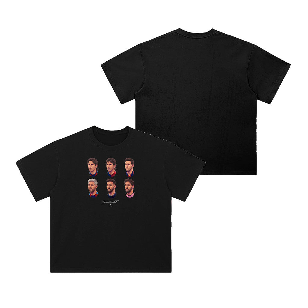 Comma Football Merch 2026 Messi Barber Shop Black T-Shirt Lionel Messi Merch Gift For Fans - Loomnari