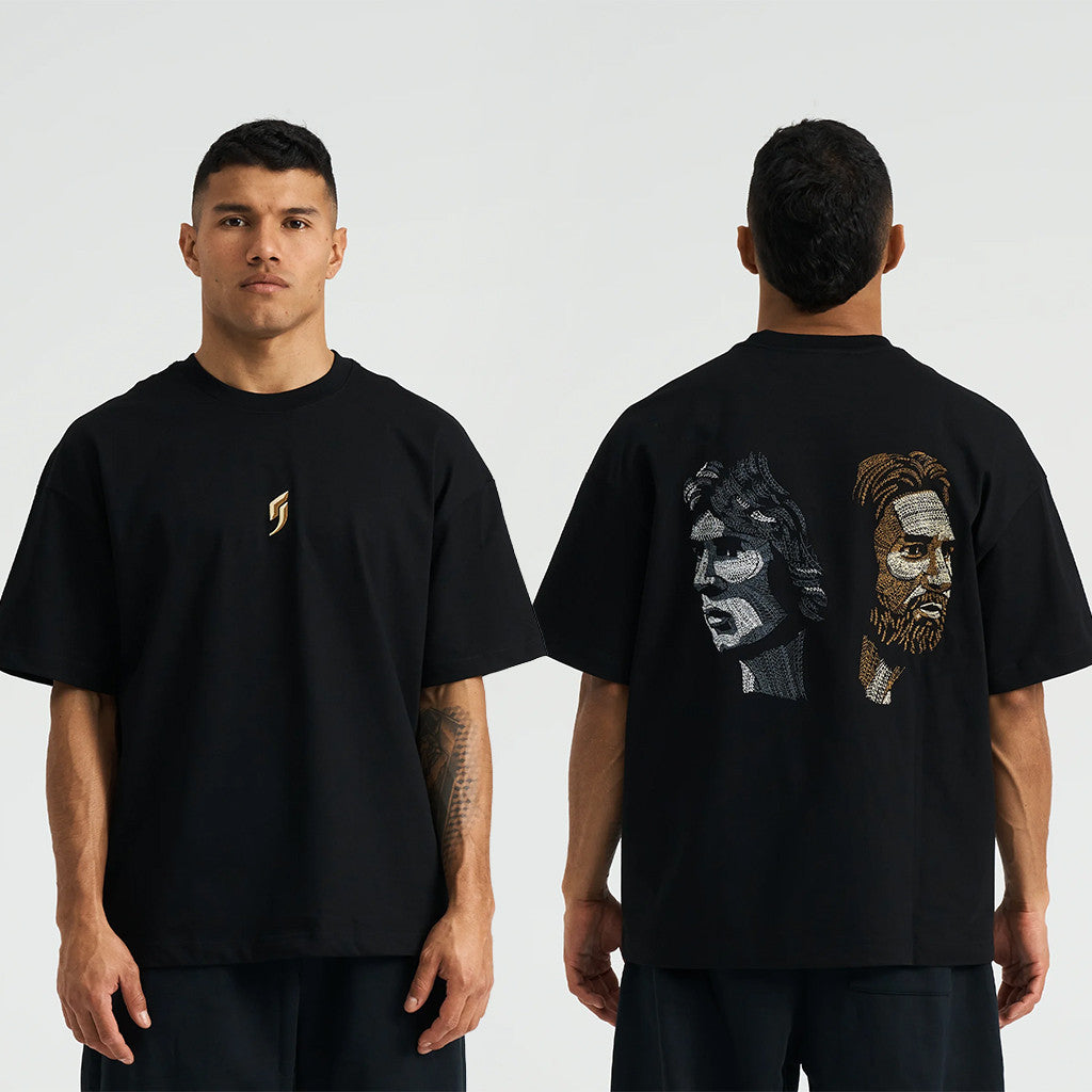 Comma Football Merch 2026 La Pulga Half Half T-Shirt #10 Lionel Messi Merch Gift For Fans - Loomnari