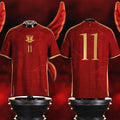 Comma Football Merch 2026 Egyptian King away Jersey Mohamed Salah Merch Present For Dad - Loomnari