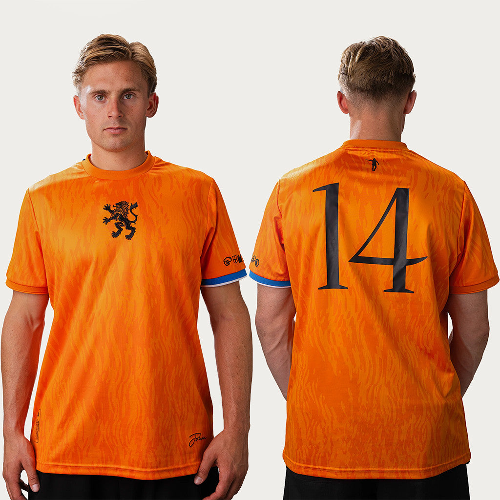 Comma Football Merch 2026 Johan Jersey Dutch #14 Netherlands Team Merch Gift For Fans - Loomnari