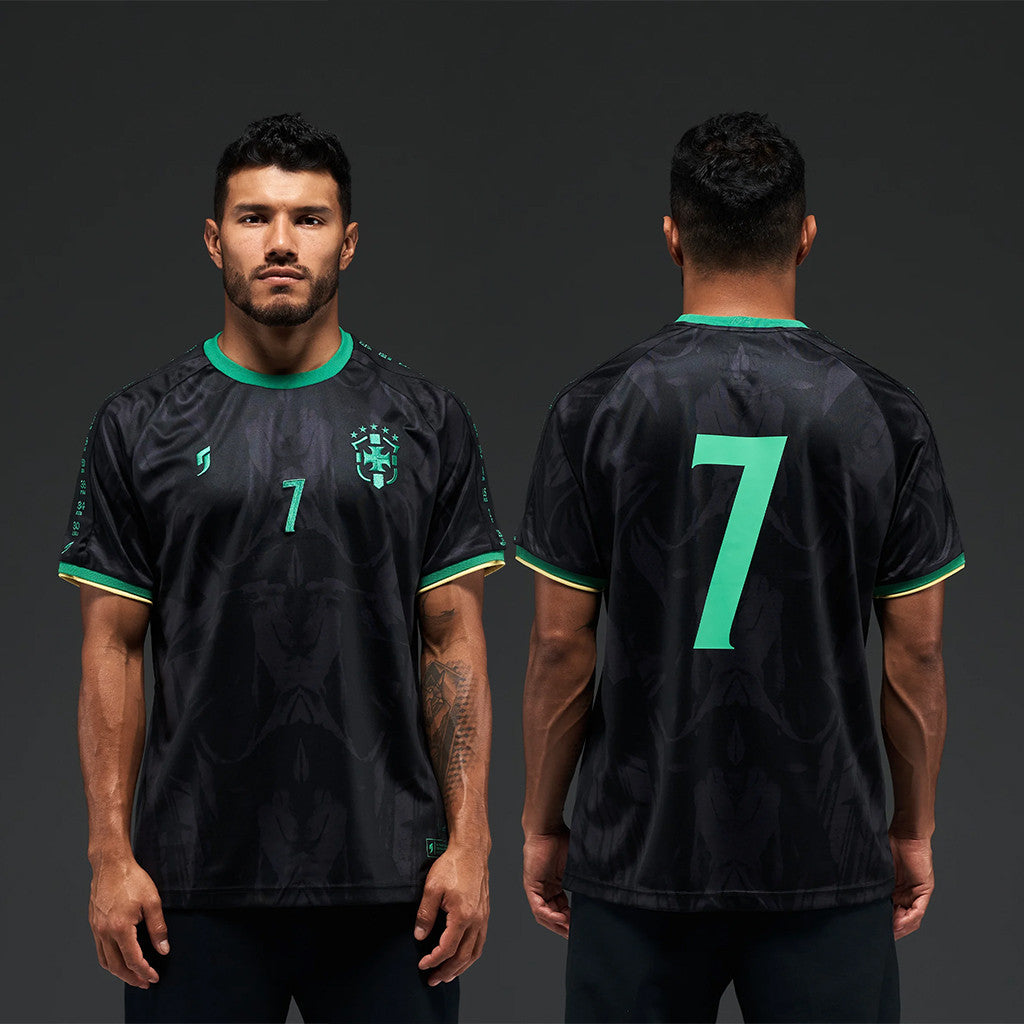 Comma Football Merch 2026 Vini Heritage Jersey #7 Vinicius Junior Brazil World Cup Merch - Loomnari