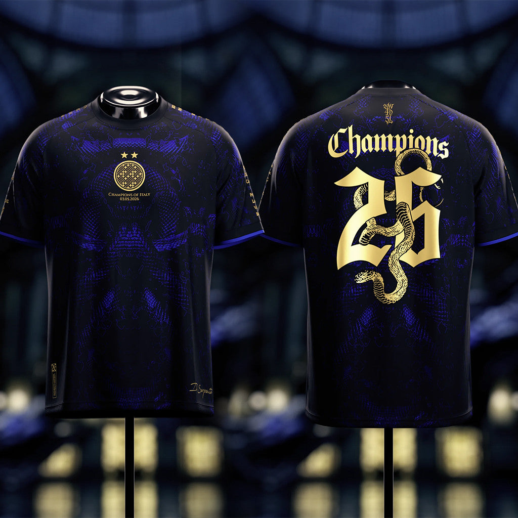 Comma Football Merch Il Serpente 2026 Italian Champions Jersey Gifts For My Husband - Loomnari