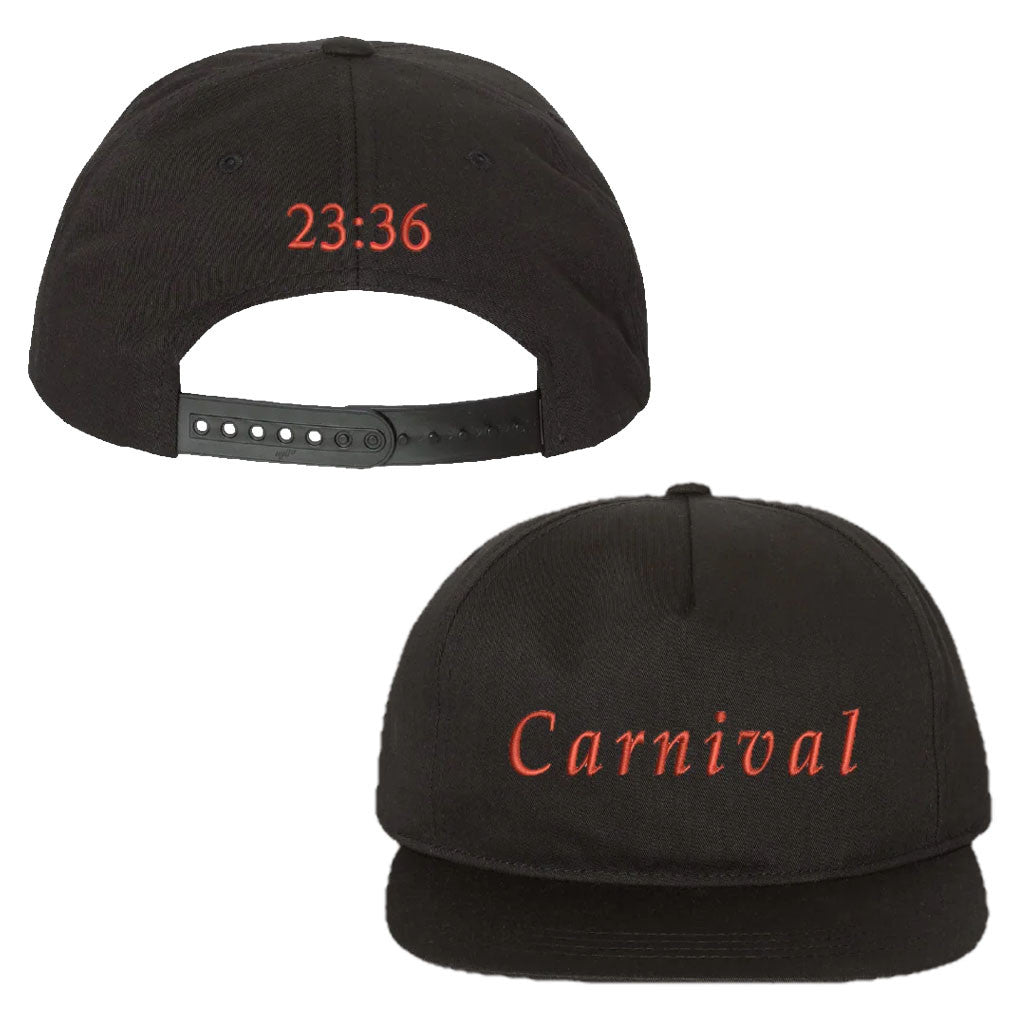Trauma Ray Merch 2026 Carnival Snapback Hat Embroidered Gift For Rock Band Fans - Loomnari