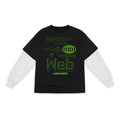 Super Yaki Merch 2026 Super Yaki X LifeHack Present Welcome Back To World Wide Web Long Sleeve Shirt - Loomnari