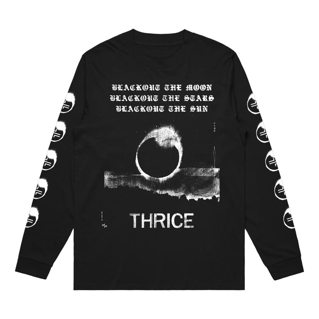 Thrice Merch 2026 Blackout Long Sleeve Shirt Unique Gift For Boyfriend - Loomnari